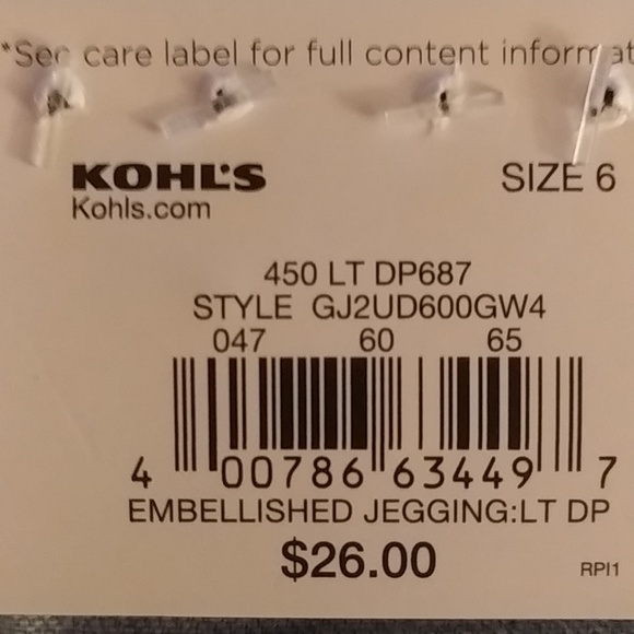 Girls jegging, Jumping Beans - Picture 2 of 3